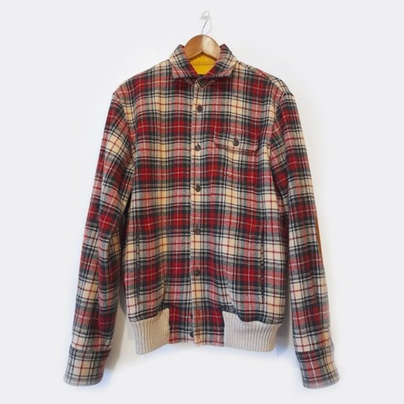DSQUARED2 - 100% Wool check shacket - Sz 50 - Picture 1 of 14